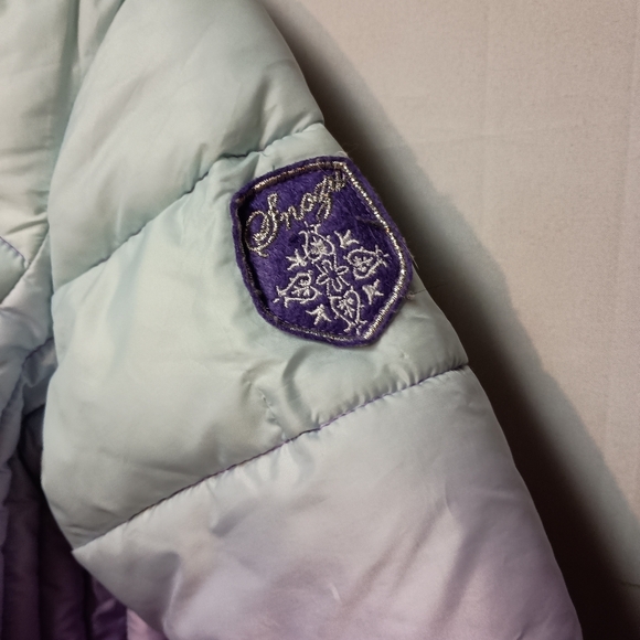 Snozu Layered Gradient Purple Fleece Jacket - Picture 4 of 10